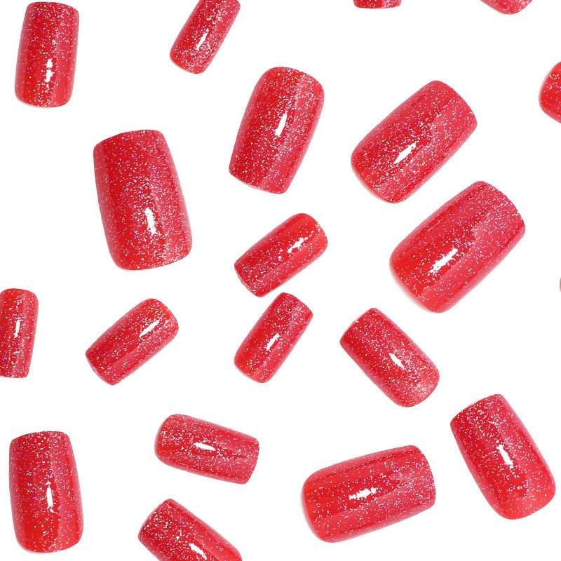 Glittery Press-On Nail Art Set Kalsten