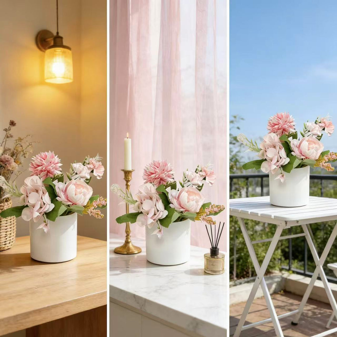 Decorative Floral Centerpiece for Tabletop Home Decor