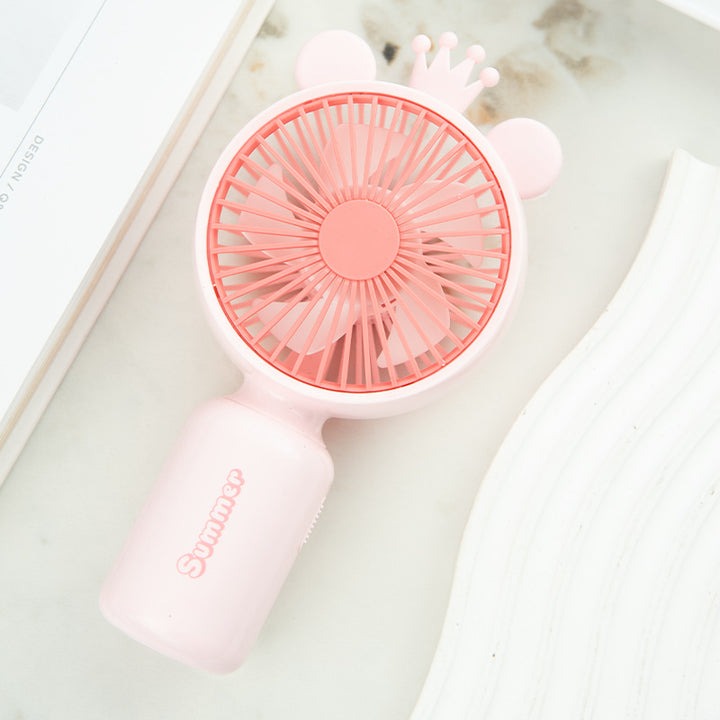Portable Deer-Themed Handheld Cooling Fan Kalsten