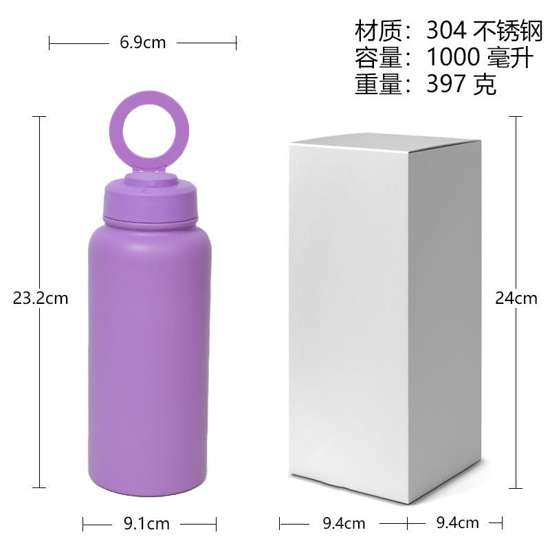 Unisex Insulated Drinking Bottle with Ergonomic Screw Cap Kalsten