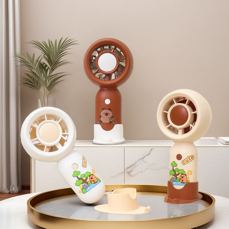 Unisex portable hand fan in playful animal design Kalsten