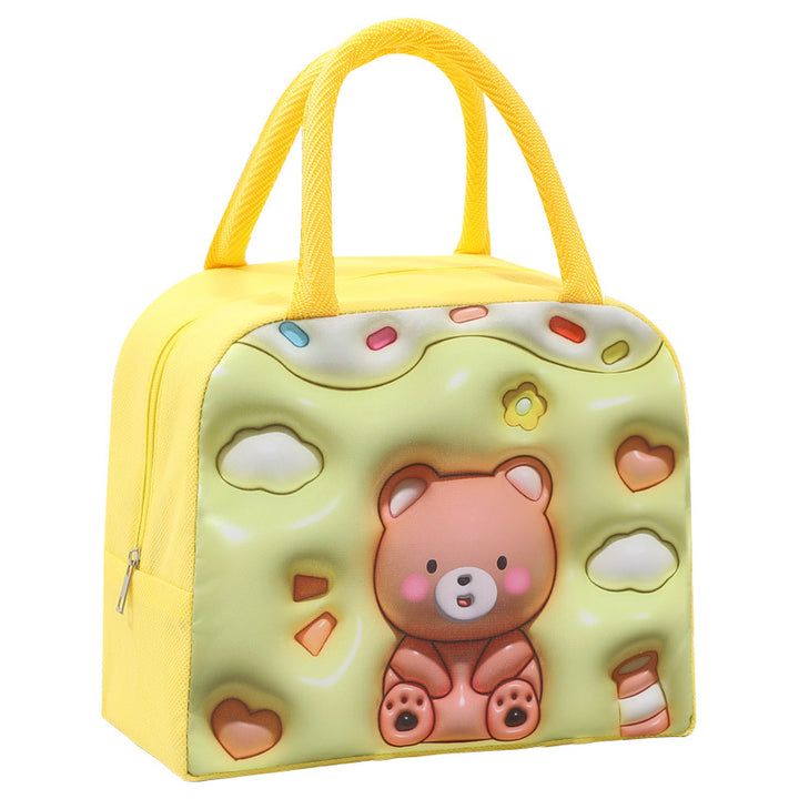 Cute Animal-Themed Insulated Lunch Tote Kalsten