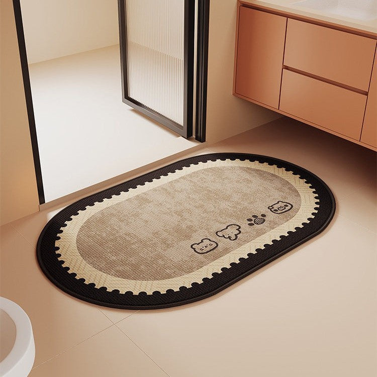 Absorbent Bathroom Rug Kalsten