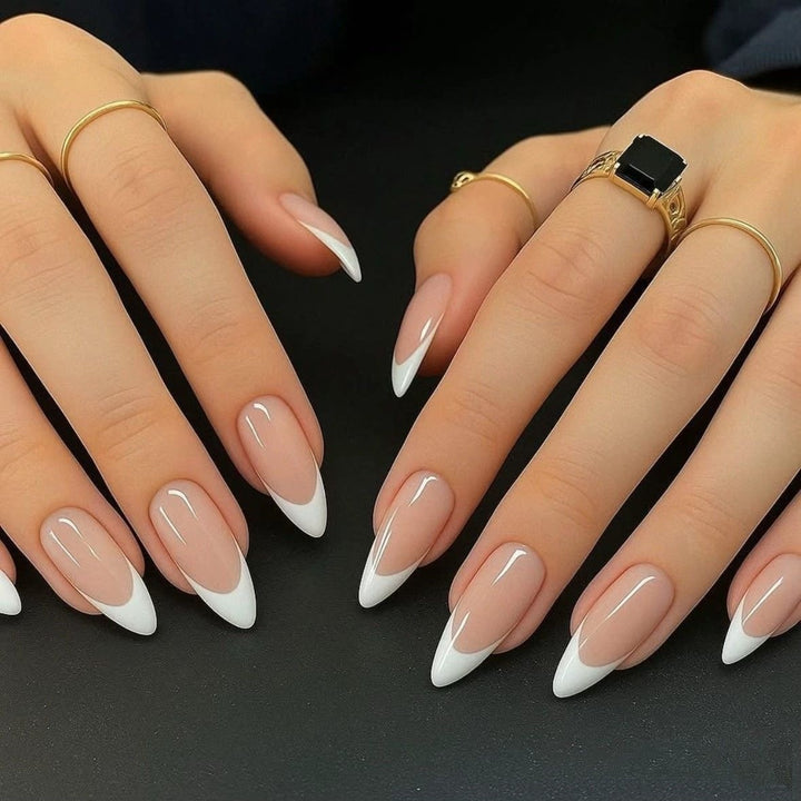 Elegant and Stylish French Design Nail Art Kalsten