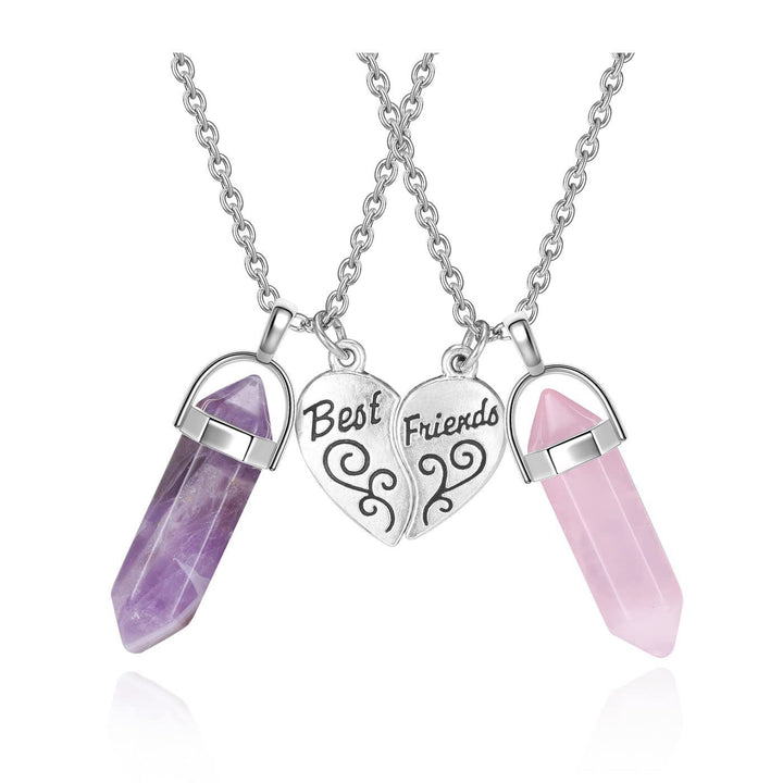 Best Friends Crystal Pendant Necklace Kalsten