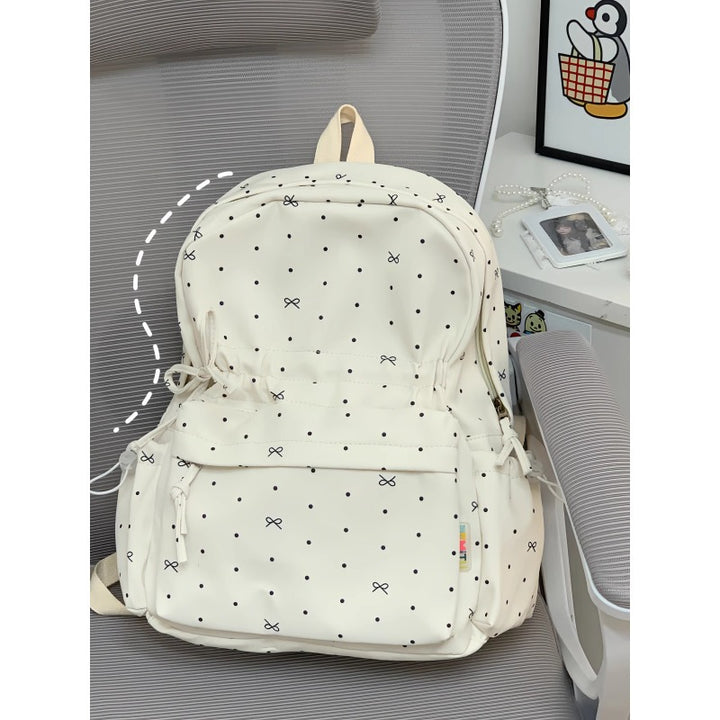 Stylish Polka Dot Casual Backpack Kalsten