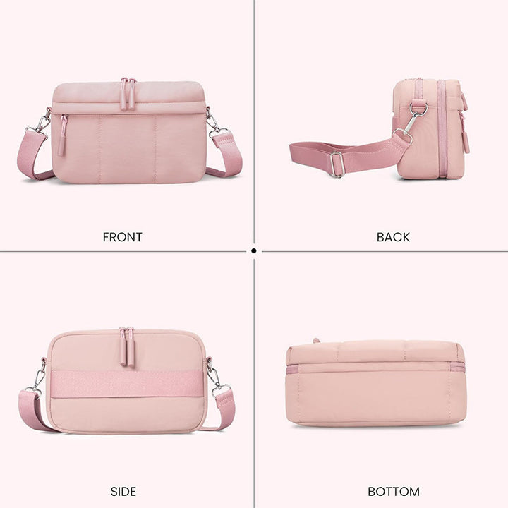 Elegant shoulder bag with double compartment Kalsten