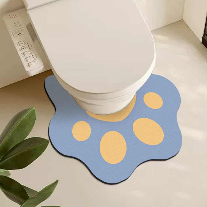 Cute Paw-Shaped Bathroom Mat