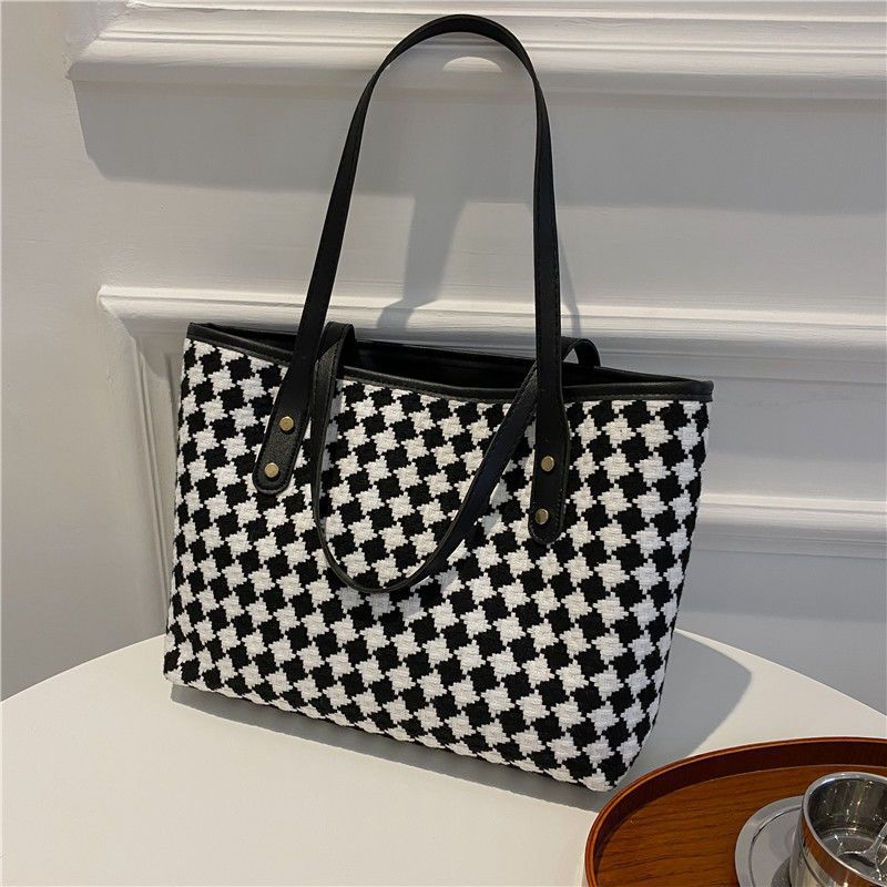 Decorative Woven Tote Bag Kalsten