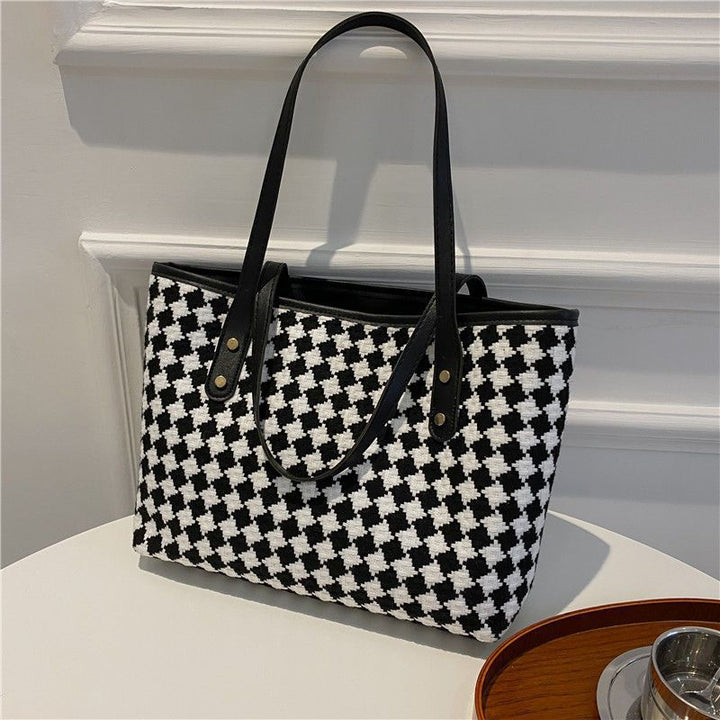 Decorative Woven Tote Bag Kalsten