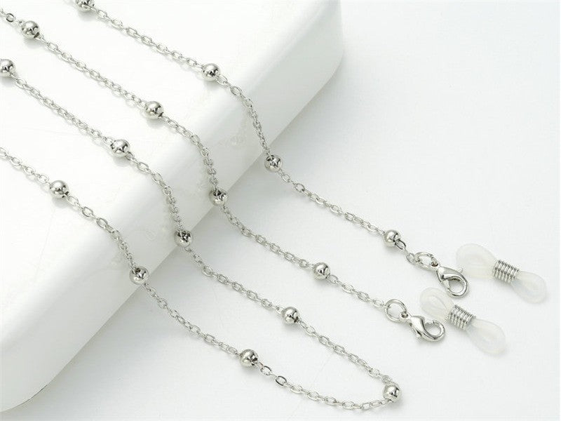 Silver Beaded Eyewear Chain Kalsten