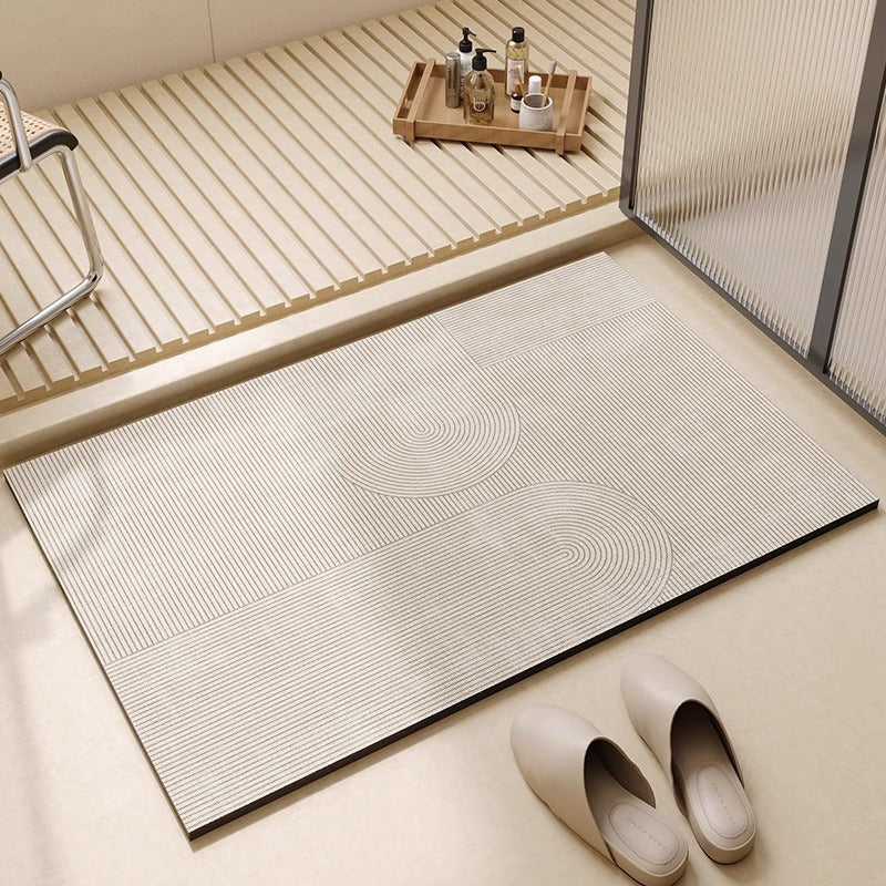 Geometric Design Bath Rug Kalsten