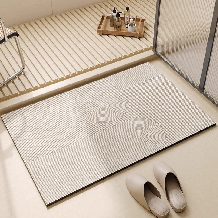 Geometric Design Bath Rug Kalsten