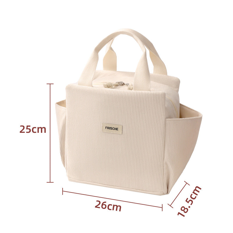 Insulated Heart Print Lunch Tote Kalsten