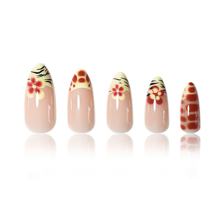 Artistic Floral Press-On Nail Set Kalsten 1787368887