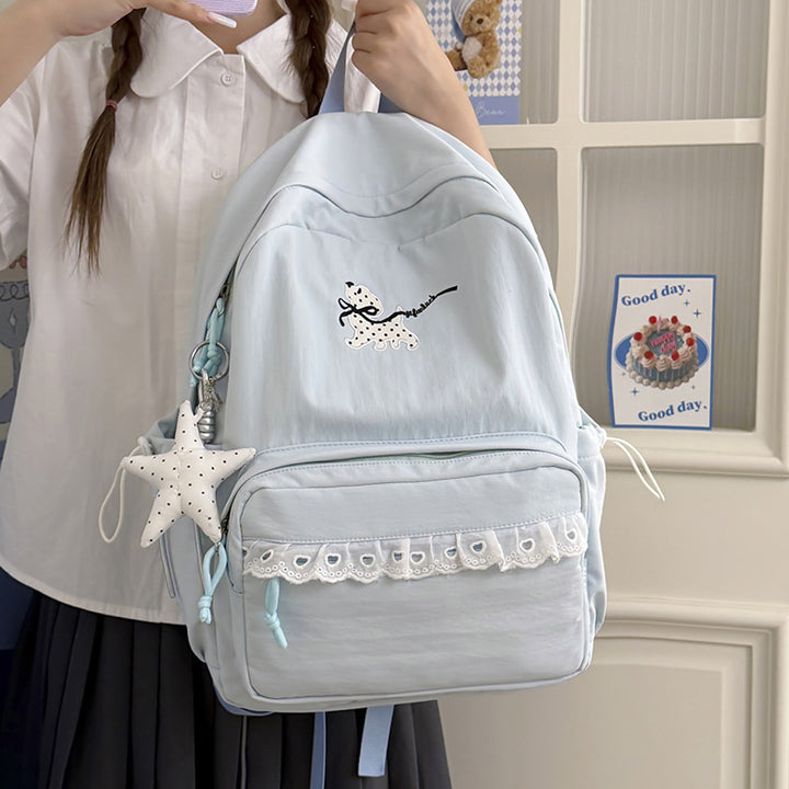 Stylish Embroidered Animal-Themed Backpack Kalsten