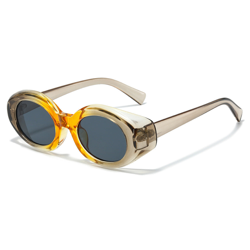 Oversized Geometric Sunglasses with Thick Frames Kalsten