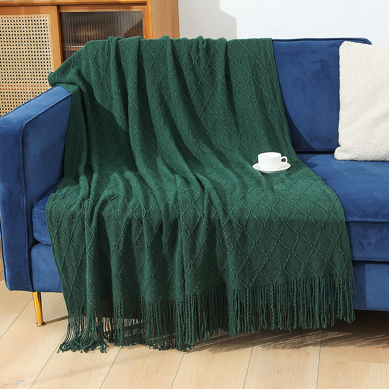 Ladies cozy knit blanket Kalsten