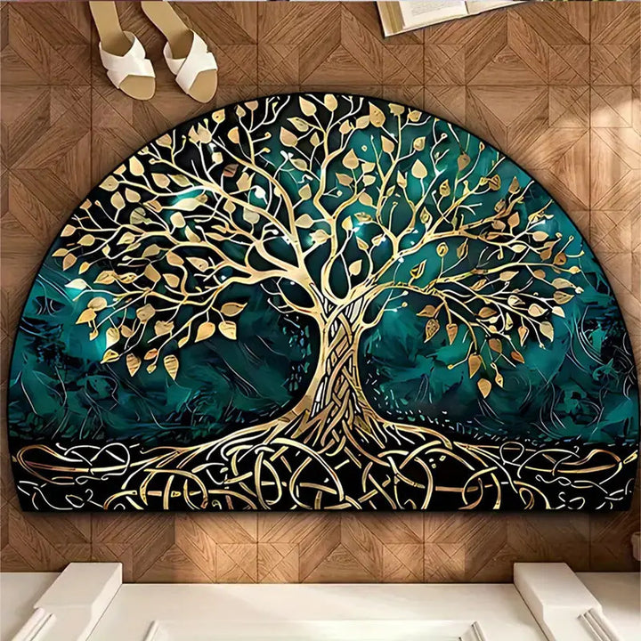 Dragonfly-Themed Decorative Bath Mat