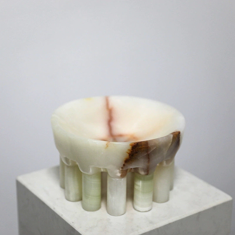 Elegant Onyx Decorative Bowl