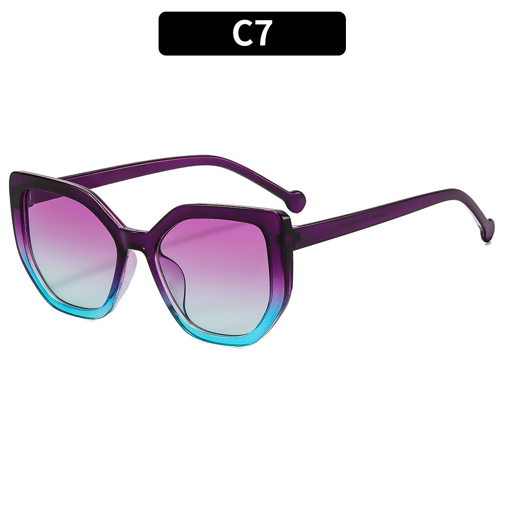 Oversized Geometric Sunglasses Everyday Style