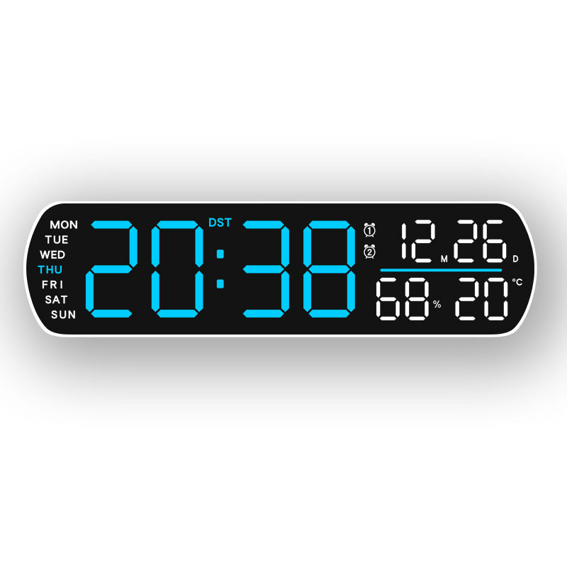 Digital Wall Clock with Multifunctional Display Kalsten