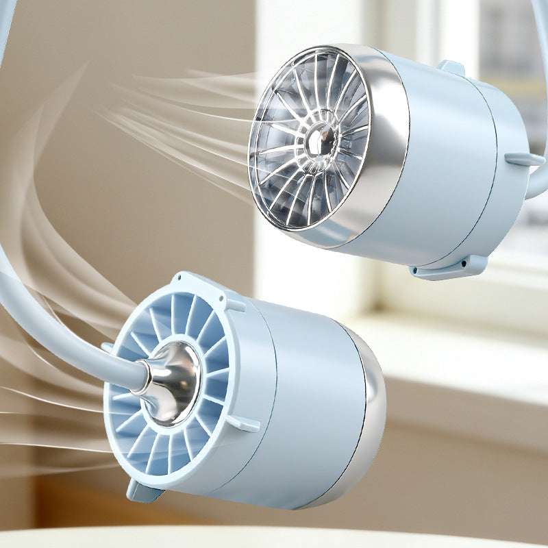 Ladies portable neck fan with flexible holder Kalsten