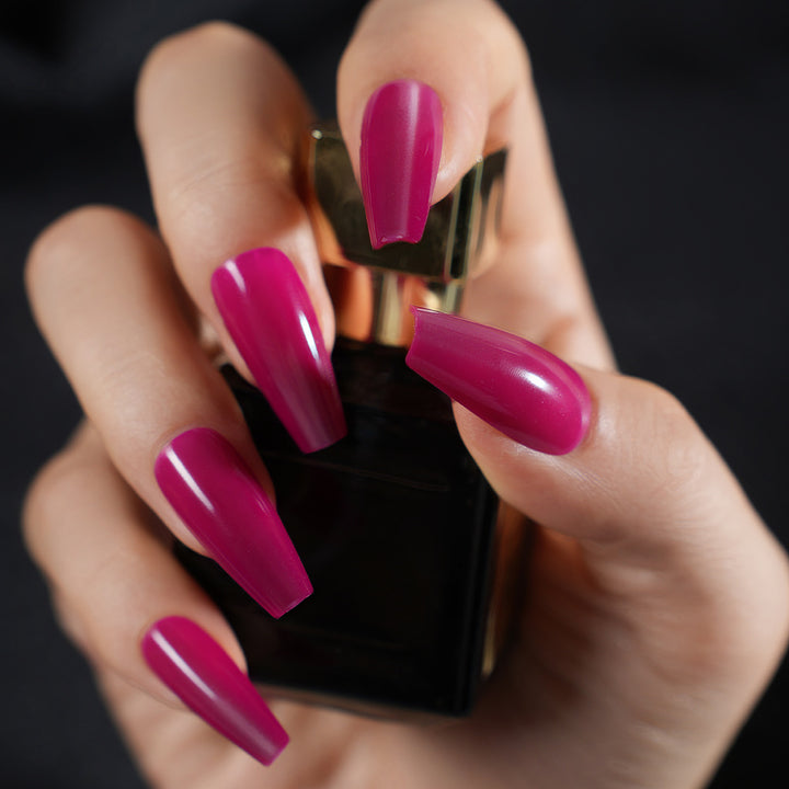 Premium Glossy Press-On Nail Set Kalsten