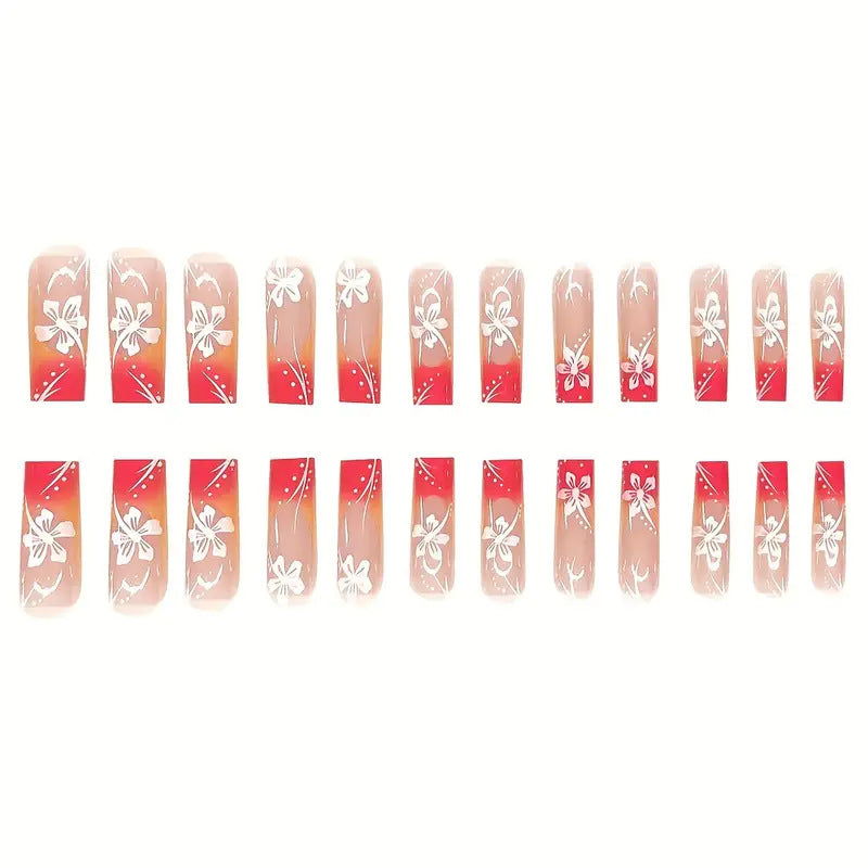 Vibrant Gradient Press-On Nail Art Set Kalsten