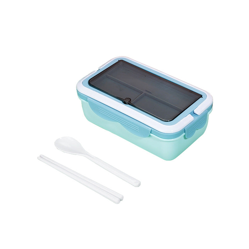 Multi-Compartment Lunch Box with Utensils