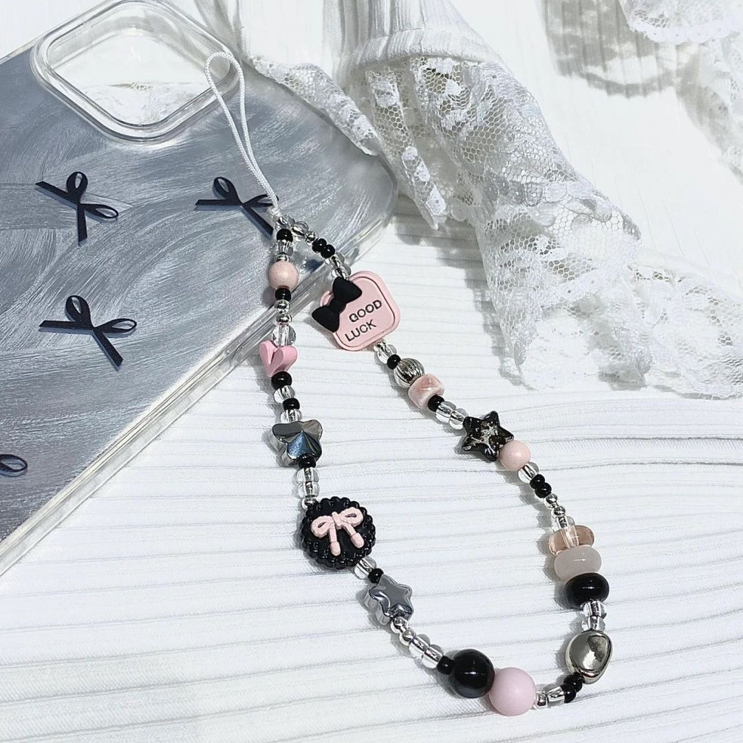 Beaded Charm Phone Necklace Kalsten