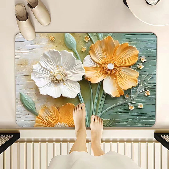 Floral Pattern Mat