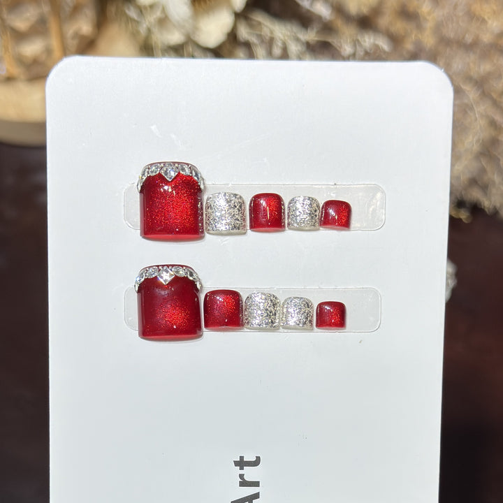 Decorative Crystal-Embellished Hair Clip Set Kalsten