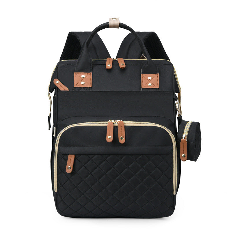 Versatile Multi-Pocket Quilted Backpack Kalsten