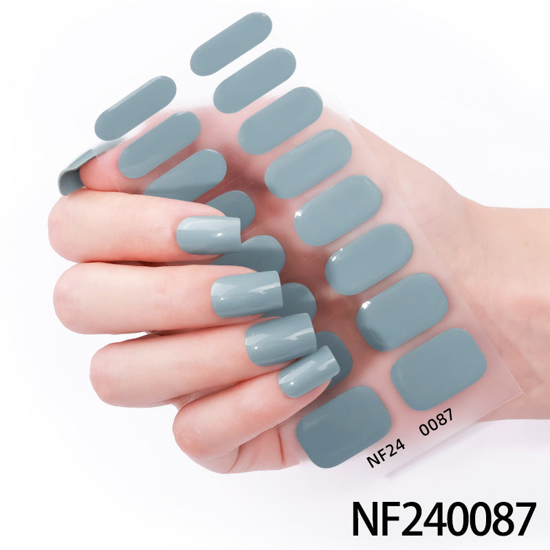 Glossy Finish Gel Nail Wraps