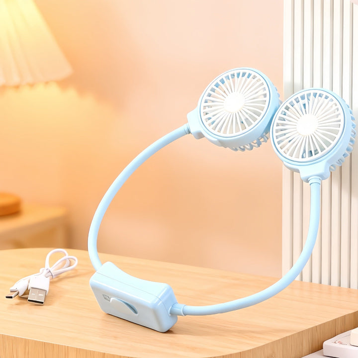 Women Portable Neck Fan with Flexible Design Kalsten