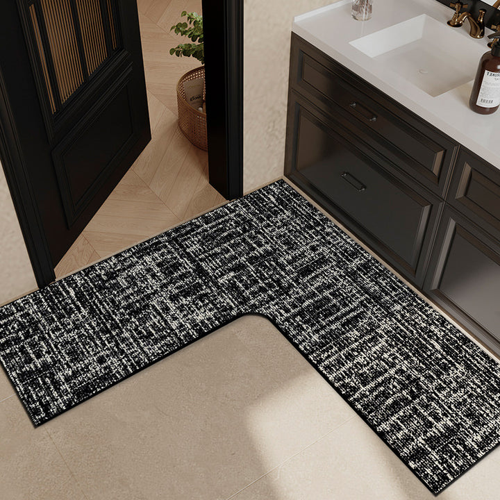 Luxurious Abstract Patterned Bathroom Mat
