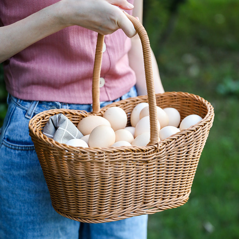 Handwoven Market Basket Kalsten