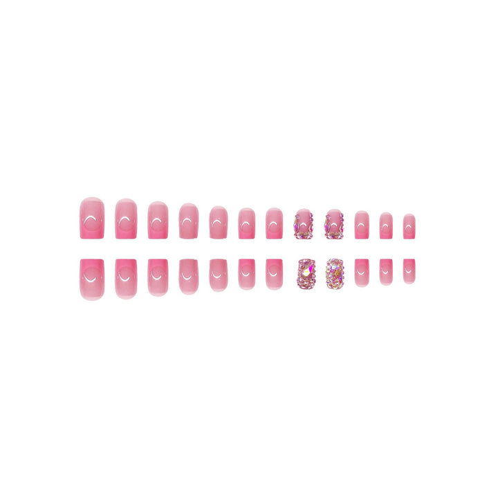Luxury Rhinestone-Embellished Nail Art Set Kalsten