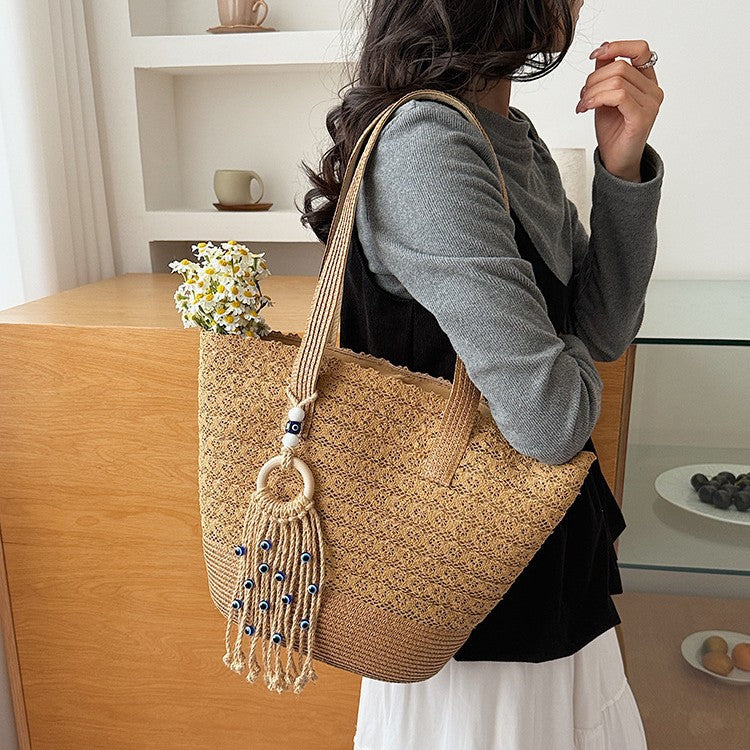 Handcrafted ven Beach Tote Kalsten