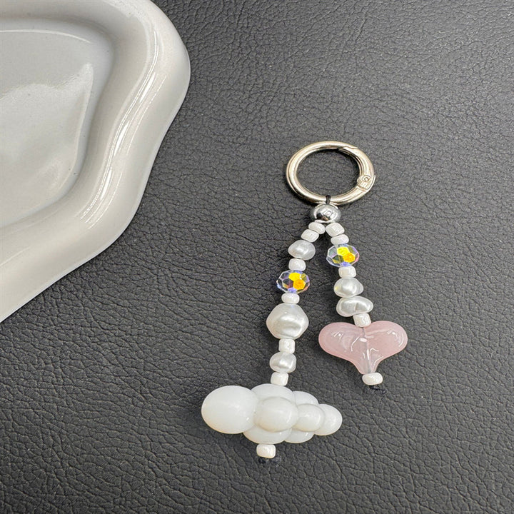 Decorative Beaded Charm Keychain Kalsten 1790135242