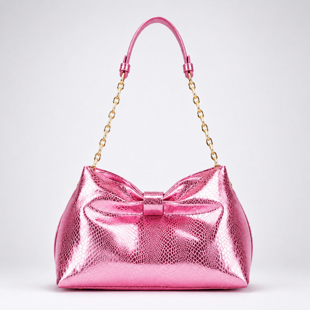 Decorative Metallic Handbag