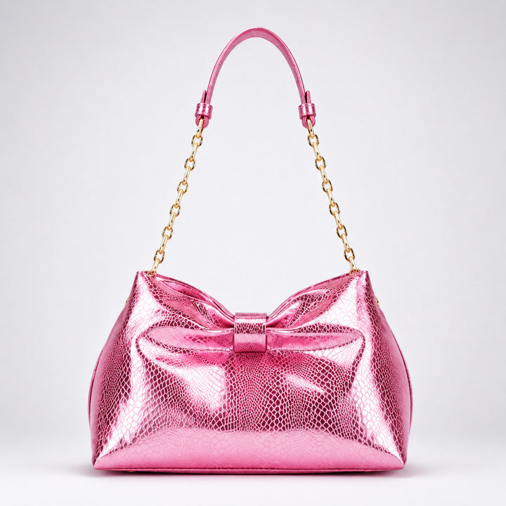 Decorative Metallic Handbag