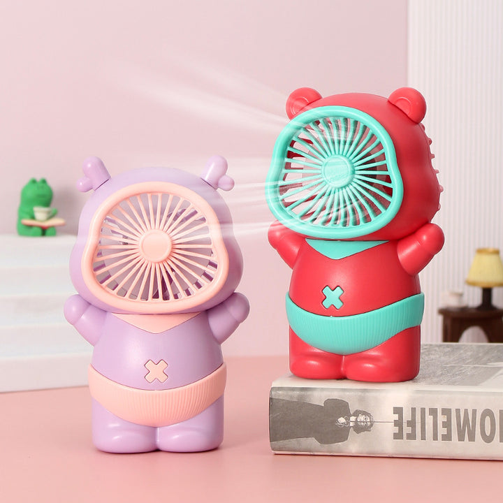 Unisex Portable Mini Fan in playful Bear Design Kalsten
