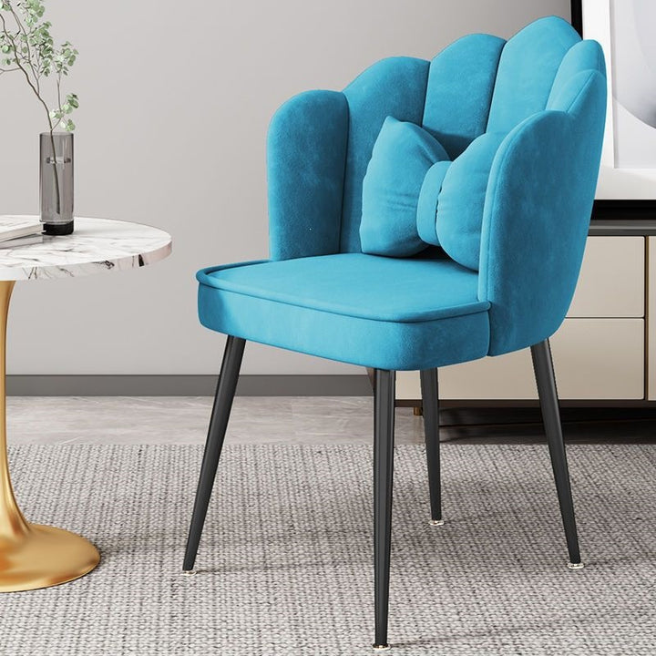 Modern Accent Chair with Gold Legs Kalsten