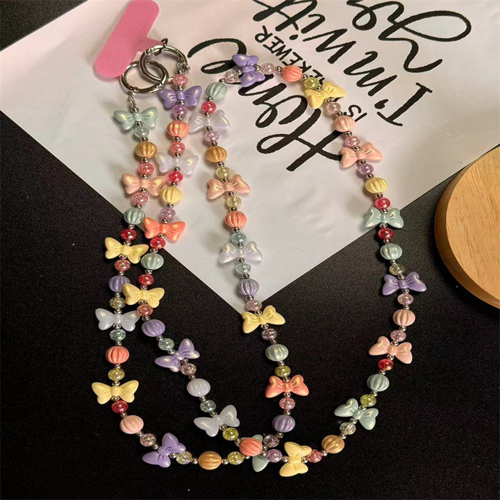 Charming Butterfly Beaded Eyewear Chain Kalsten