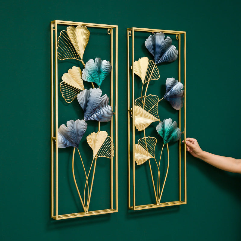 Decorative Wall Art Panel with Floral Design Kalsten