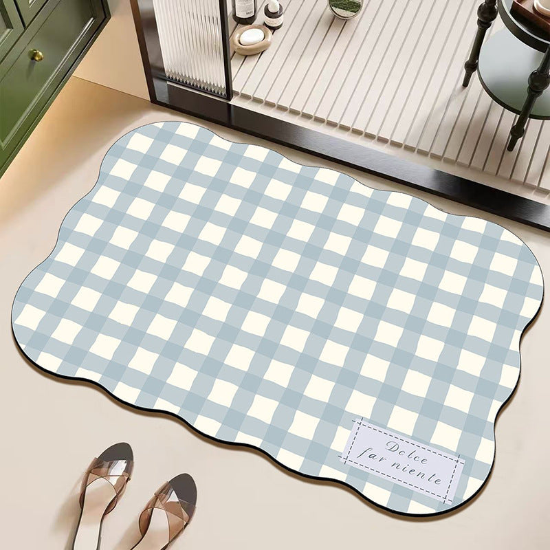 Cute Plush Bathroom Mat