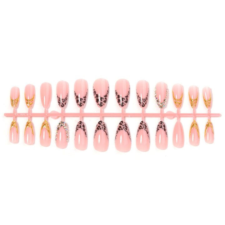 Artistic Leopard Print Press-On Nail Set kalsten