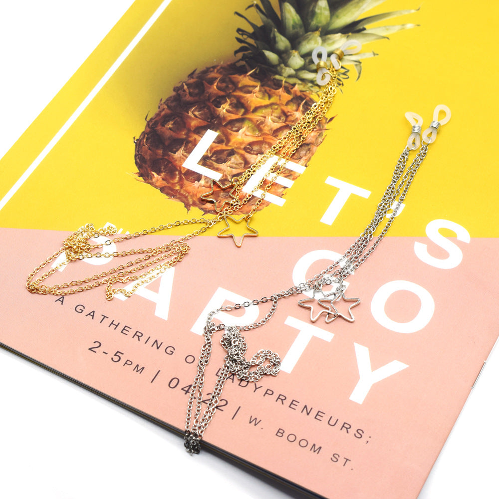 Star-Embellished Eyewear Chain Kalsten